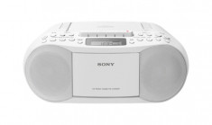 Radio-casetofon cu CD Player Sony CFD-S70 Alb foto