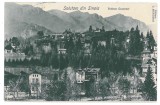 3655 - SINAIA, Prahova, Panorama - old postcard - used - 1908, Circulata, Printata