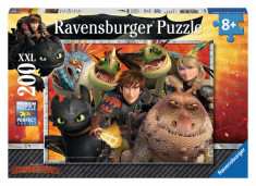 Puzzle Ravensburger Hicks, Astrid &amp;amp; Drache XXL foto