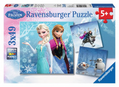 Puzzle Ravensburger Disney Winter Adventures foto