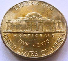 Moneda 5 Centi - SUA, anul 2000 *cod 1880 a.UNC Litera P. foto