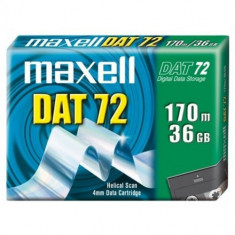 Casete DAT72 Maxell 170M/36 GB foto
