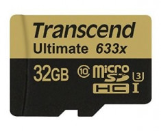 Card microSDHC Transcend 32GB Ultimate 633x Class 10 USH-I 3 foto