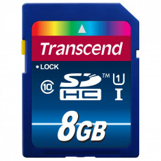 Card SDHC Transcend 8GB Class 10 UHS-I foto