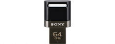 Stick USB 3.1/microUSB Sony USM64SA3 64GB Negru foto