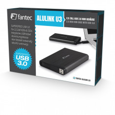 Enclosure FANTEC Fantec AluLink U3 2.5&amp;quot;&amp;quot; USB 3.0 Negru foto