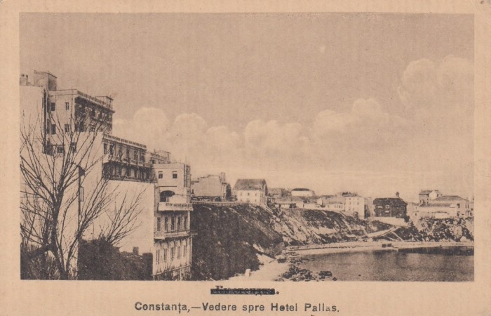Constanta Vedere Spre Hotel Pallas Necirculata Printata