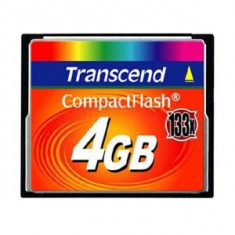 Card Compact Flash Transcend 4 GB 133x foto