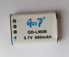 Acumulator tip EN-EL11 / Li-60B / D-Li-78 / DB80 Li-ion 680mAh foto