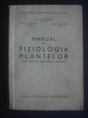 H. CHIRILEI - MANUAL DE FIZIOLOGIA PLANTELOR (1957, lipsa pagina de grada) foto