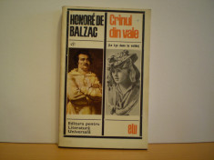 HONORE DE BALZAC - CRINUL DIN VALE- ISTORIA UNEI IUBIRI IMPOSIBILE foto