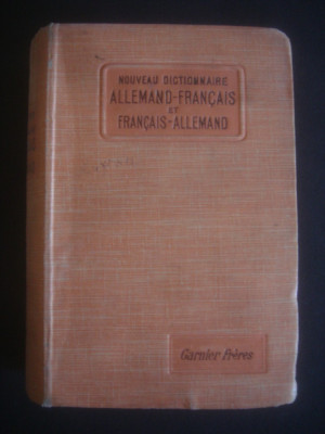 DICTIONAR GERMAN FRANCEZ, FRANCEZ GERMAN foto