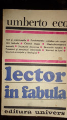 LECTOR IN FABULA ( COOPERAREA INTERPRETATIVA IN TEXTELE NARATIVE = UMBERTO ECO foto