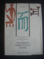 ION BANU - FILOZOFIA ORIENTULUI ANTIC * MESOPOTAMIA, EGIPT, CHINA volumul 1 foto