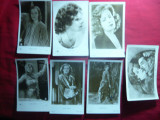 Set 7 ilustrate Actrita Greta Garbo , interbelice, Necirculata, Fotografie