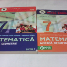 CULEGERE MATEMATICA CLASA 7 PARTEA 1+2 ALGEBRA,GEOMETRIE COMPER 2011