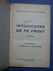 Intoarcerea de pe front - Erich Maria Remarque / R2P3S foto