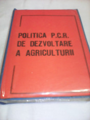 DIAPOZITIVE POLITICA PCR DE DEZVOLTARE A AGRICULTURII 1980 foto