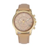 Ceas Dama Fashion GENEVA - Curea Imitatie Piele , Analog, Quartz, Casual, Piele - imitatie