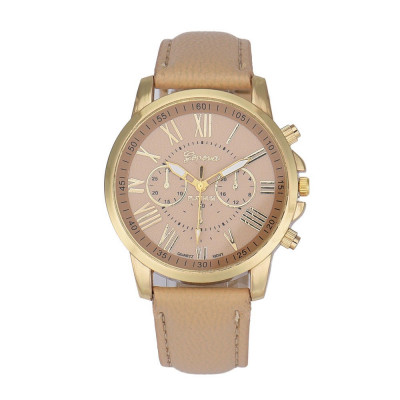 Ceas Dama Fashion GENEVA - Curea Imitatie Piele , Analog, Quartz foto