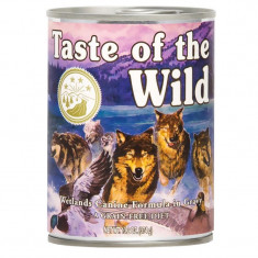 Bax 12 Conserve Taste Of The Wild Wetlands 390 gr. foto