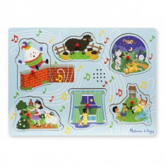 Puzzle Cu Sunete Cantecele Copilariei 2 - Melissa And Doug foto