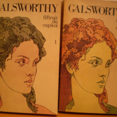JOHN GALSWORTHY - SFIRSIT DE CAPITOL- 2 VOLUME CONTININD 3 CARTI -