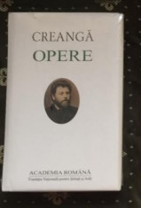 Opere / Ion Creanga ed. critica de lux velina cartonata cu supracop. foto