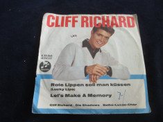 cliff richard-Lucky Lips / Let&amp;#039;s Make A Memory _ vinyl,7&amp;quot;,germania foto