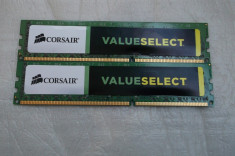 Kit Corsair 8 GB ddr3 1333mhz Value Ram ( 2x4gb )Dual Channel foto