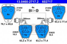 placute frana AUDI 100 limuzina S4 Turbo quattro - ATE 13.0460-2717.2 foto