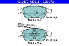 placute frana ALFA ROMEO GIULIETTA 1.4 TB - ATE 13.0470-7273.2 foto