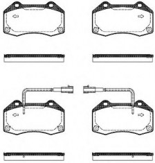 placute frana FIAT 500 1.4 Abarth - ROADHOUSE 21113.10 foto