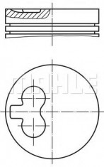 Piston FIAT SCUDO Combinato 1.9 D - MAHLE ORIGINAL 040 01 00 foto