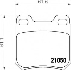 placute frana OPEL OMEGA A 1.8 - PAGID T1016 foto