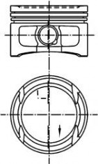 Piston VW POLO 100 1.4 16V - KOLBENSCHMIDT 99562620 foto