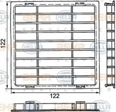 Grila - HELLA 8FZ 351 314-611 foto