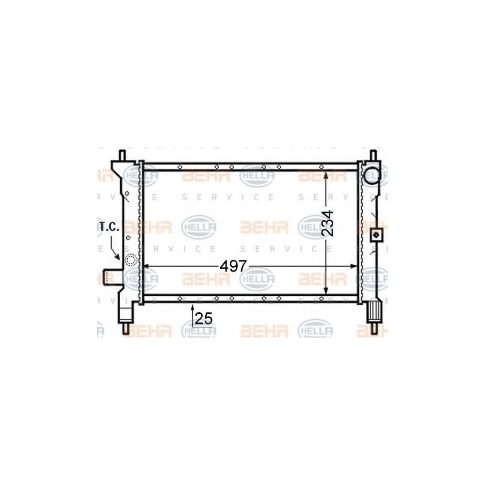 Radiator Racire Motor Rover 100 Metro 114 S L Gta