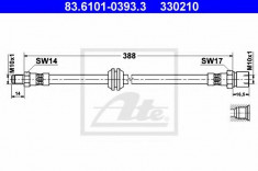 Furtun frana - ATE 83.6101-0393.3 foto