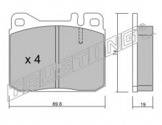 placute frana VW LT28-50 bus 2.4 D - TRUSTING 013.2 foto