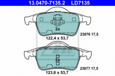 placute frana VOLVO V70 2.0 - ATE 13.0470-7135.2 foto