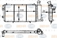 Radiator, racire motor CITROEN C15 1.4 - HELLA 8MK 376 715-411 foto