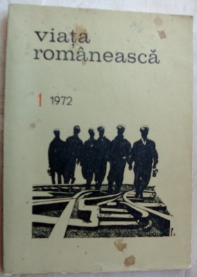 VIATA ROMANEASCA,1/1972: Versuri STEFAN AUG. DOINAS / Text despre NIKO PIROSMANI foto