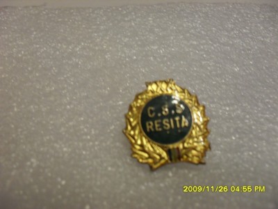 Insigna aniversara C.S. S. Resita foto