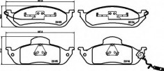 placute frana MERCEDES-BENZ M-CLASS ML 320 - HELLA 8DB 355 008-661 foto