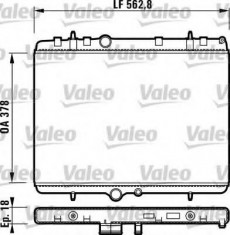 Radiator, racire motor PEUGEOT 307 2.0 HDi 110 - VALEO 732896 foto