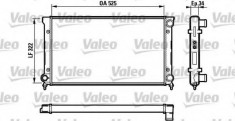 Radiator, racire motor - VALEO 731729 foto