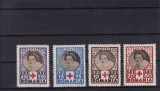 ROMANIA 1945 LP 165 CRUCEA ROSIE SERIE MNH
