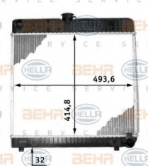 Radiator, racire motor MERCEDES-BENZ limuzina 200 - HELLA 8MK 376 713-211 foto