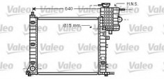 Radiator, racire motor MERCEDES-BENZ V-CLASS V 200 CDI - VALEO 734749 foto